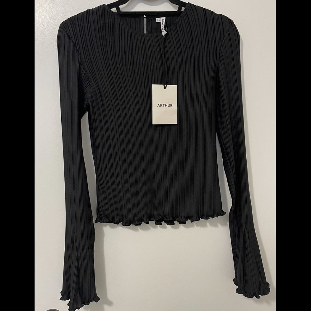 Arthur Apparel Box Pleat Top sz 4 NWT